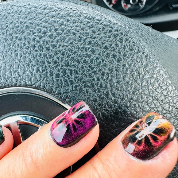 Floral Galaxy~ Gel Nails ~ Set Of 22 - Picture 7 of 12